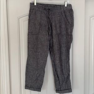 Athleta linen Capri pants